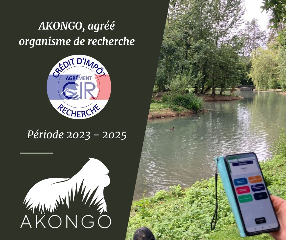 Akongo accredited by the French State as a research organization